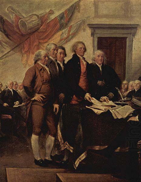 John Trumbull The Declaration of Independence, July 4, 1776 china oil painting image